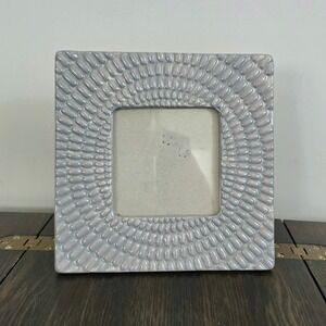 Cynthia Rowley Textured Picture Frame Gray Photo‎ Display Home Decor 7X7